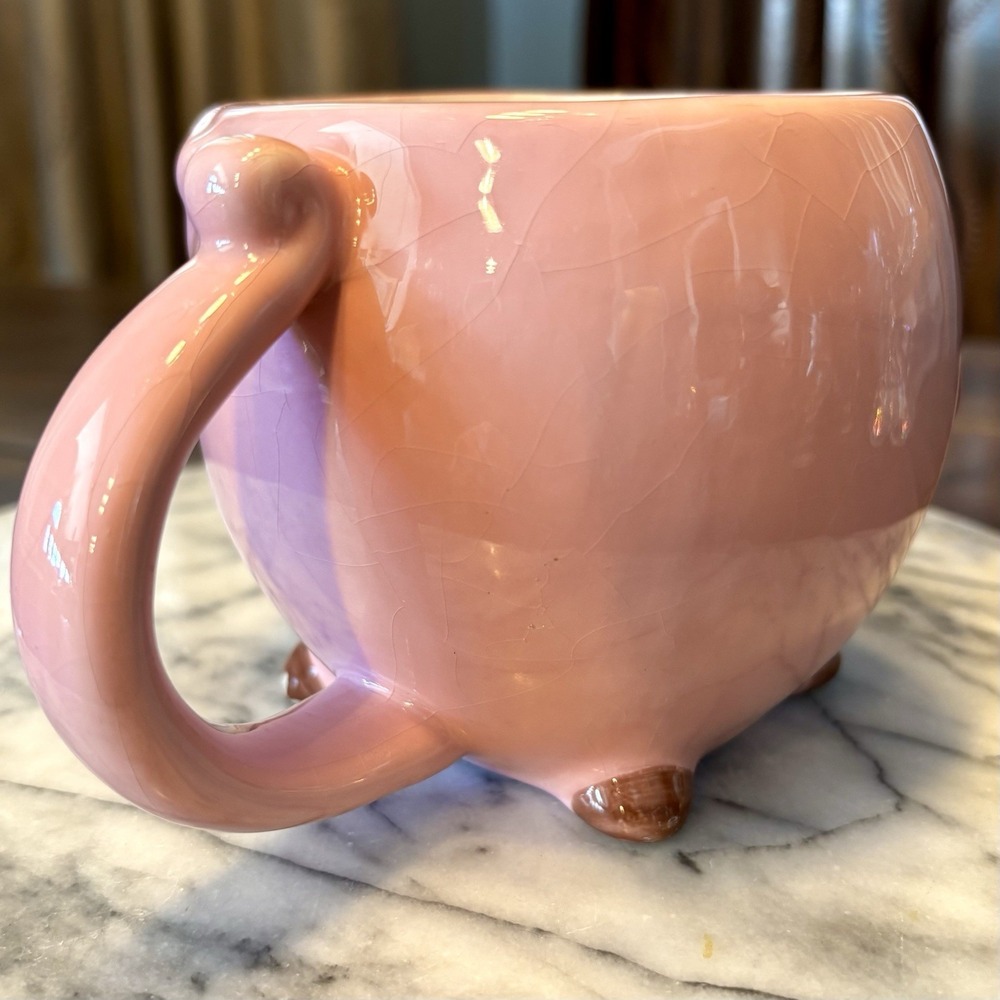 Ceramic 3D Pink Pig Hog Farm Coffee Cup 12oz Mug Microwave Dishwasher Safe - Picture 3 of 8